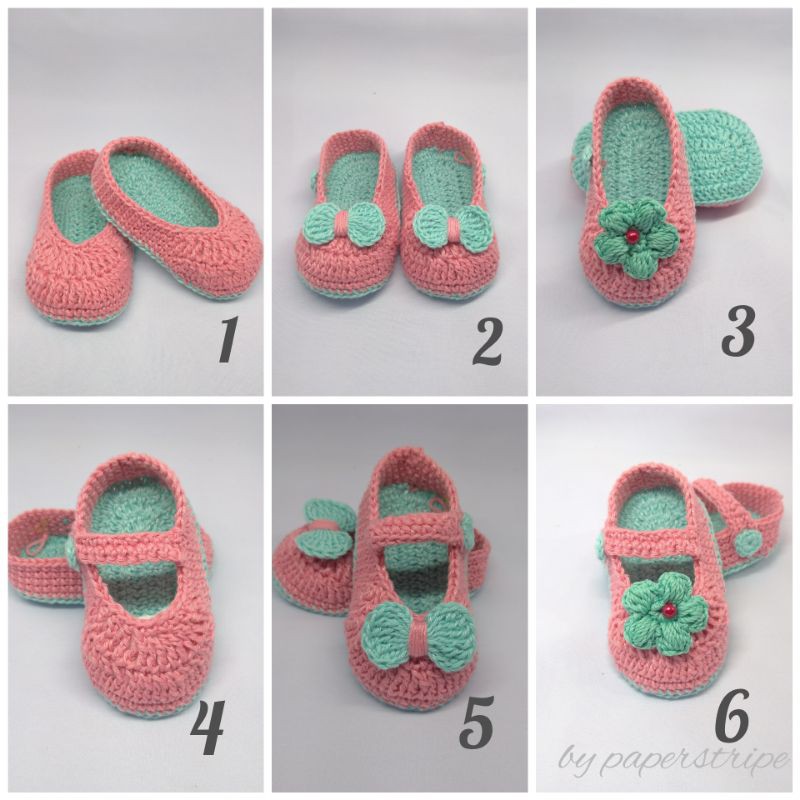 Detail Pola Rajut Sepatu Bayi Gratis Nomer 41