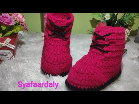 Detail Pola Rajut Sepatu Bayi Laki Laki Nomer 46