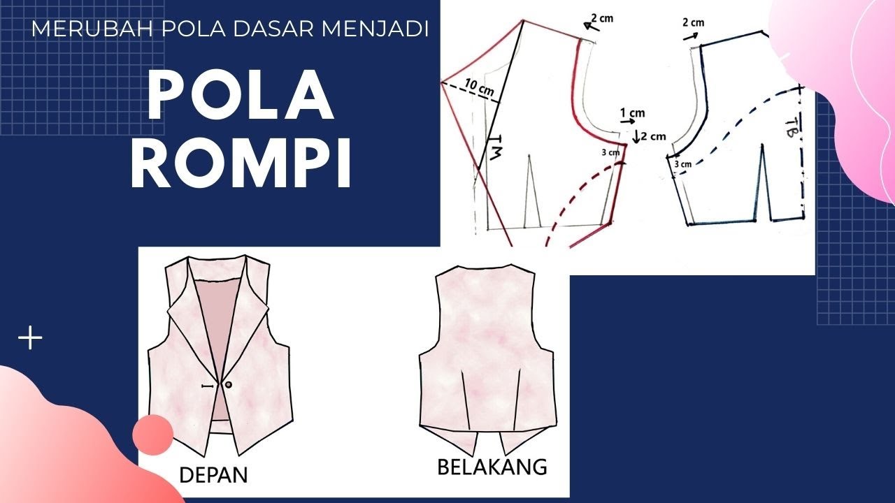 Detail Pola Rompi Dan Ukuran Nomer 7