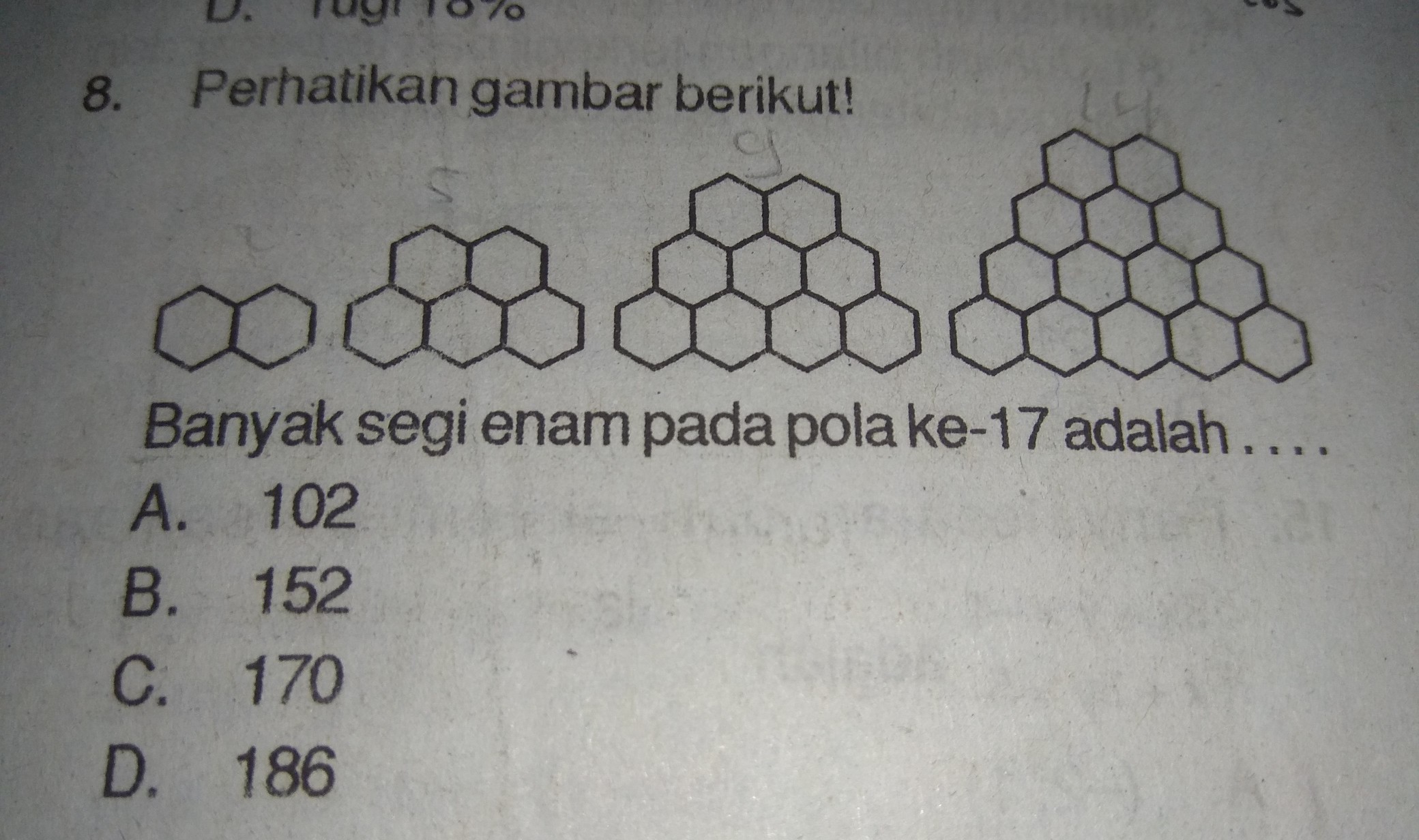 Detail Pola Segi Enam Nomer 13