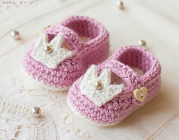 Detail Pola Sepatu Bayi Crochet Nomer 11