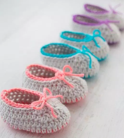 Detail Pola Sepatu Bayi Crochet Nomer 23