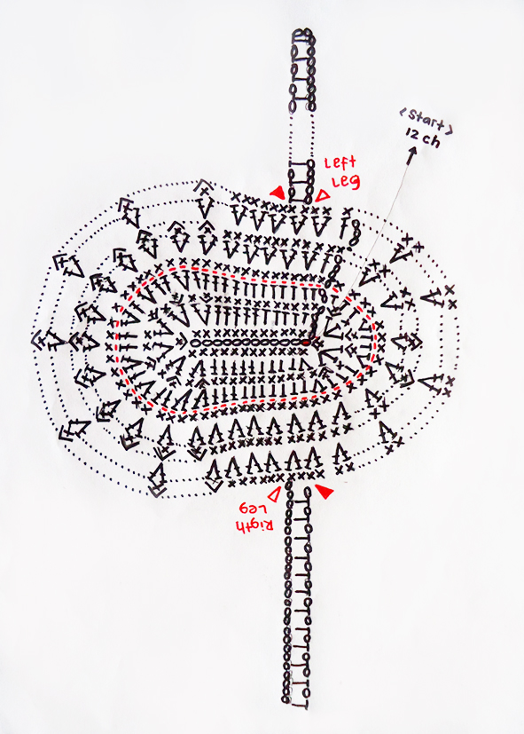 Detail Pola Sepatu Bayi Crochet Nomer 30