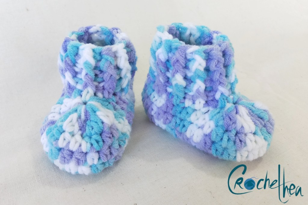 Detail Pola Sepatu Bayi Crochet Nomer 33