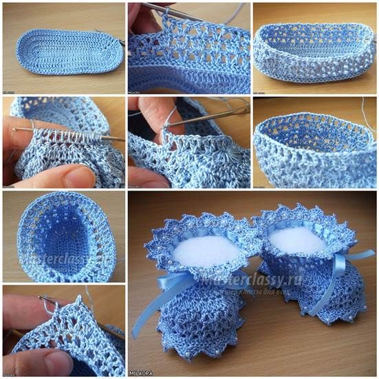 Detail Pola Sepatu Bayi Crochet Nomer 39