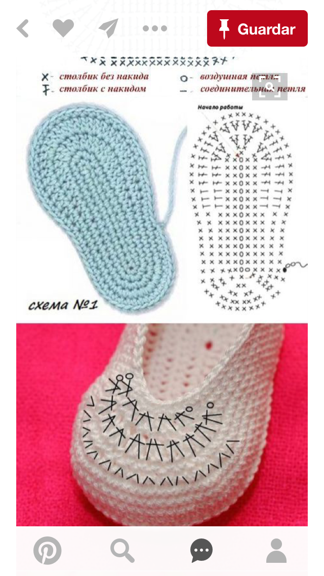 Detail Pola Sepatu Bayi Crochet Nomer 6