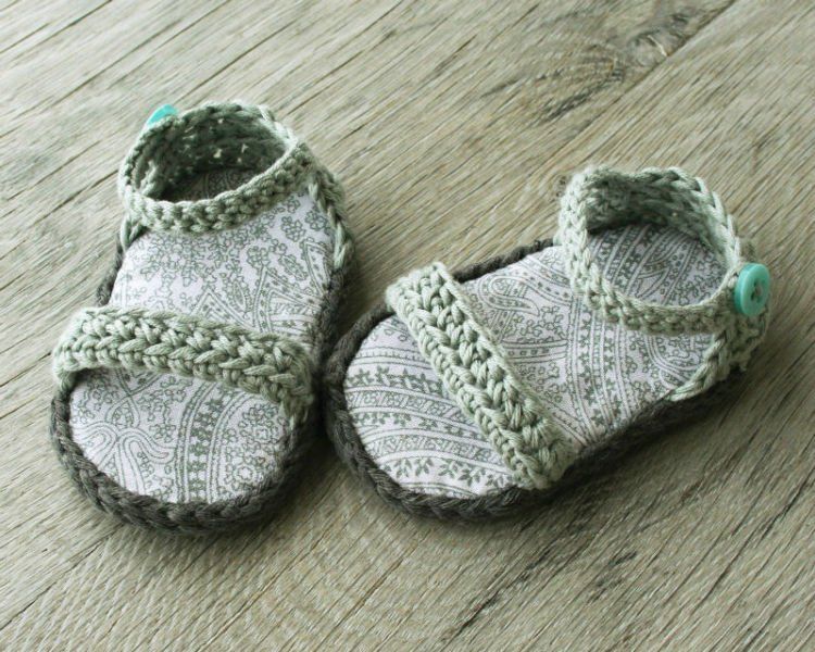 Detail Pola Sepatu Bayi Crochet Nomer 57