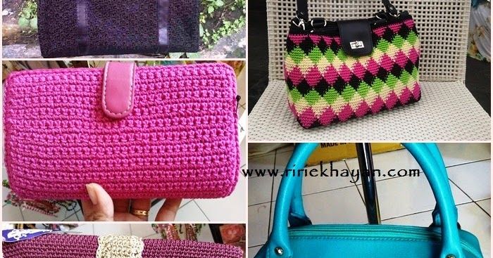 Detail Pola Tas Rajut Motif Zigzag Nomer 27