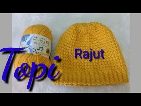 Detail Pola Topi Rajut Bayi Nomer 40