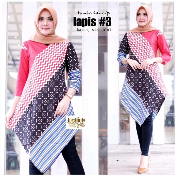 Detail Pola Tunik Asimetris Nomer 25