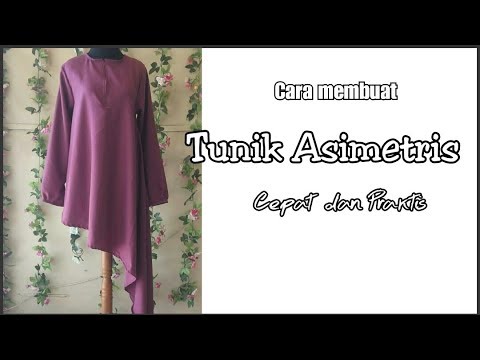 Detail Pola Tunik Asimetris Nomer 4