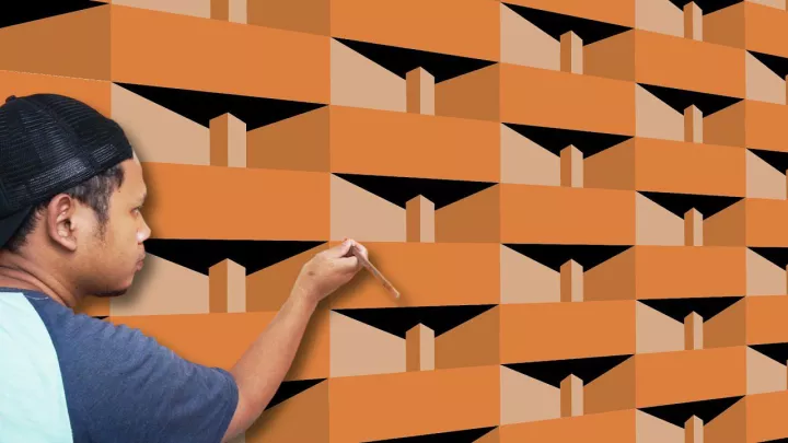 Detail Pola Wallpaper Dinding Nomer 46