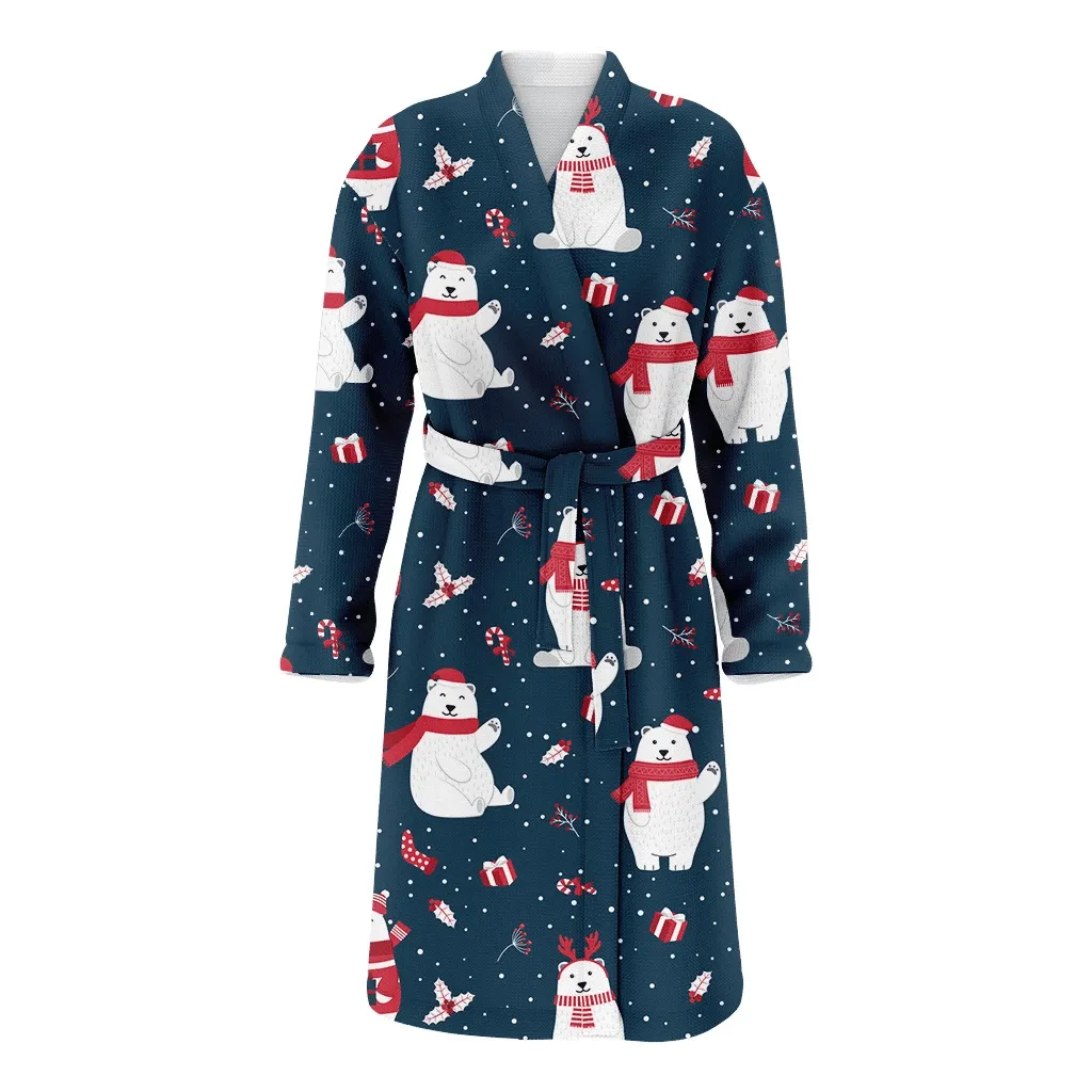 Detail Polar Bear Bathrobe Nomer 46