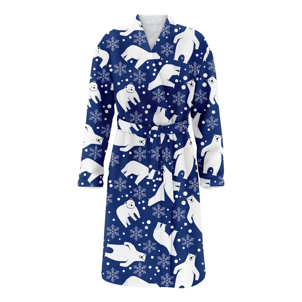 Detail Polar Bear Bathrobe Nomer 55