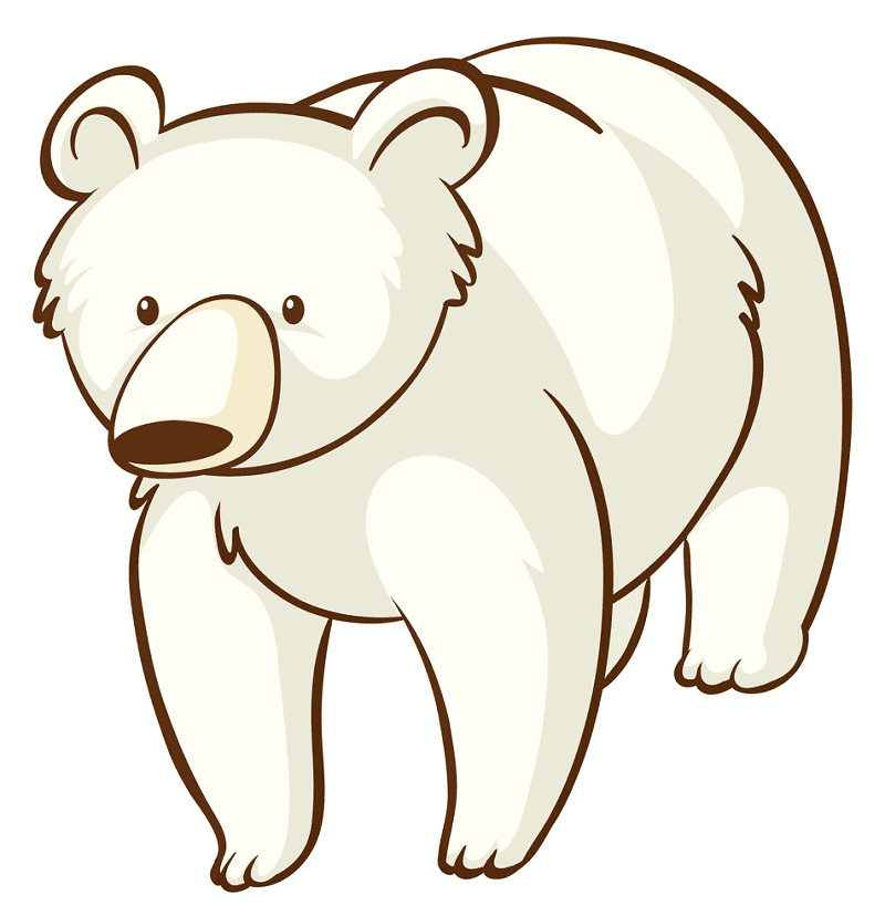 Detail Polar Bear Clipart Free Nomer 22