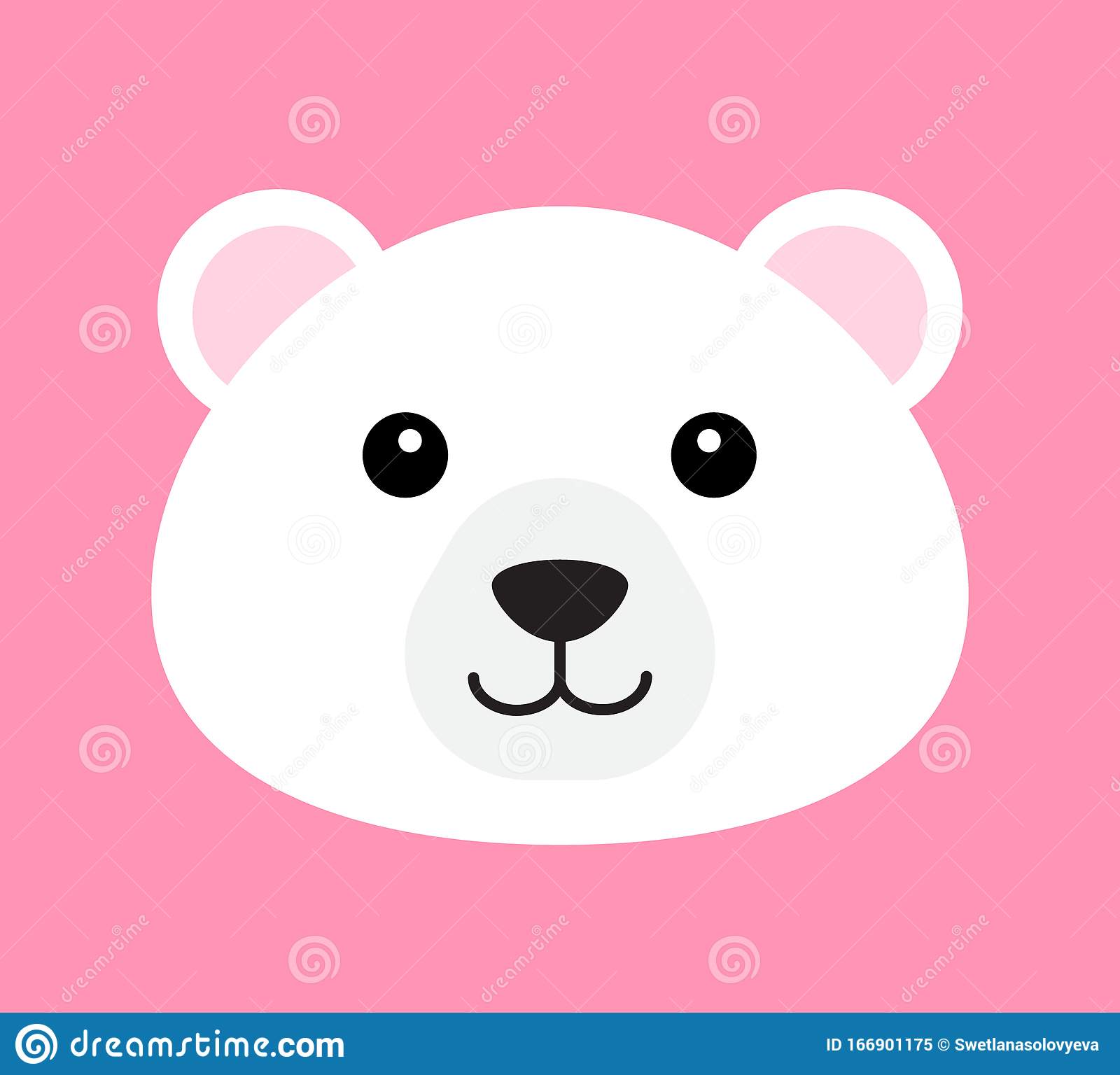 Detail Polar Bear Face Clipart Nomer 2