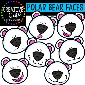 Detail Polar Bear Face Clipart Nomer 26