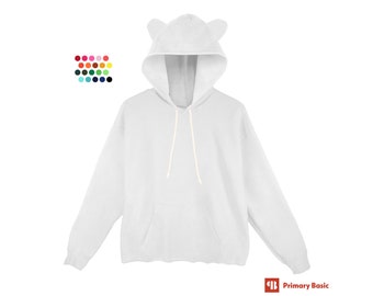 Detail Polar Bear Hoodie With Ears Nomer 5