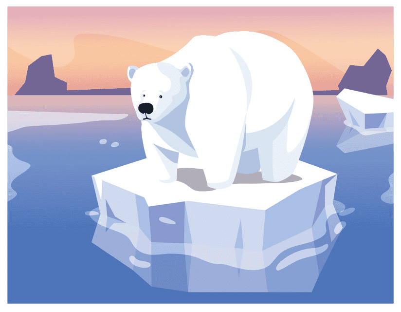 Detail Polar Bear Images Clip Art Nomer 50