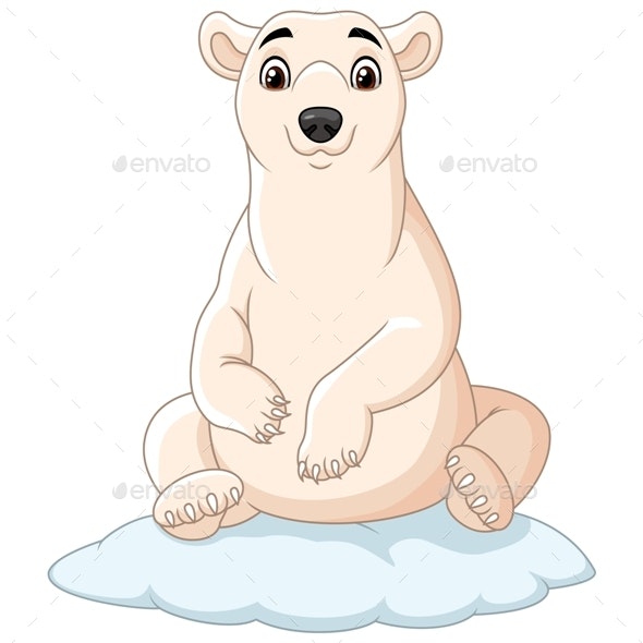 Detail Polar Bear Sitting Clipart Nomer 22