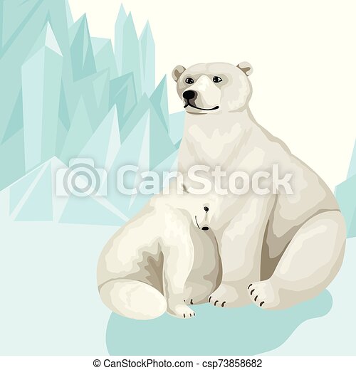 Detail Polar Bear Sitting Clipart Nomer 23