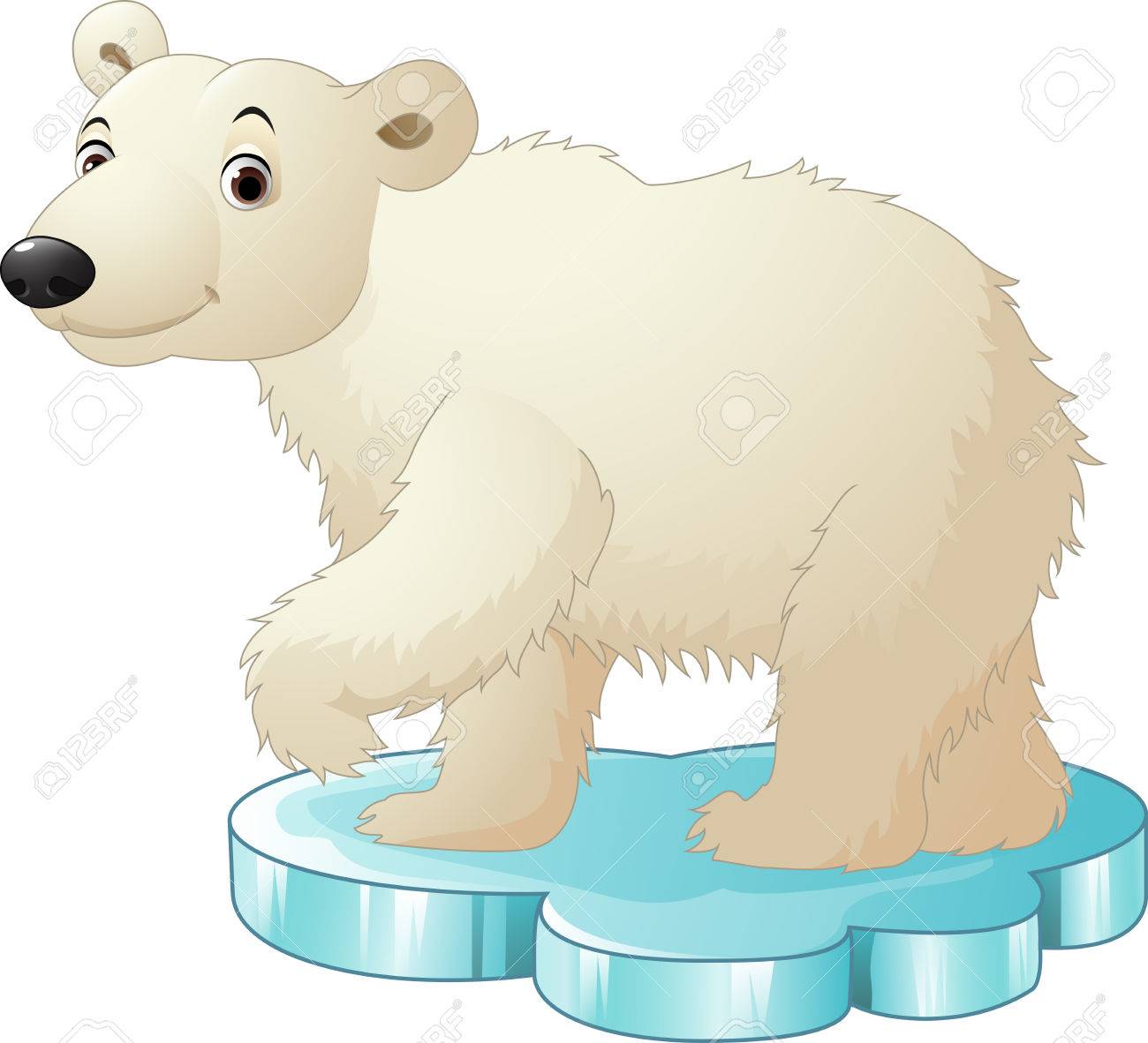 Detail Polar Bear Sitting Clipart Nomer 37