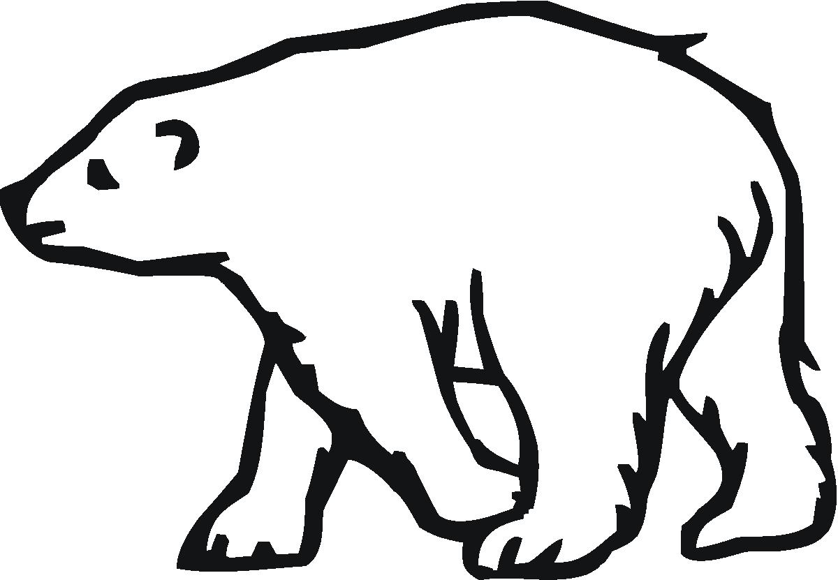 Detail Polar Bear Sitting Clipart Nomer 49