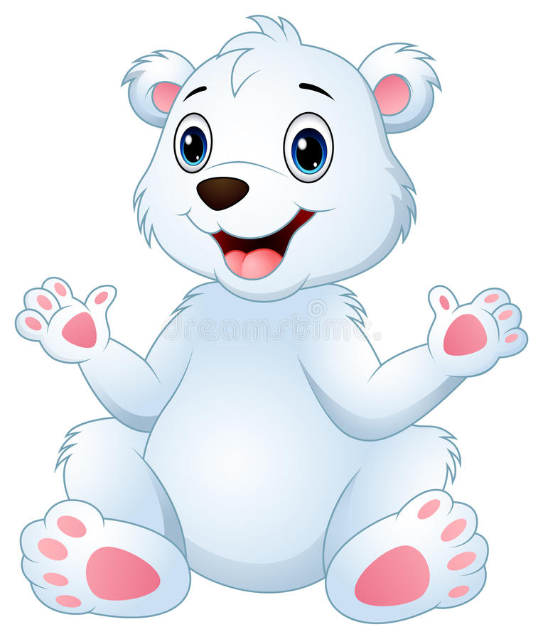 Detail Polar Bear Sitting Clipart Nomer 51