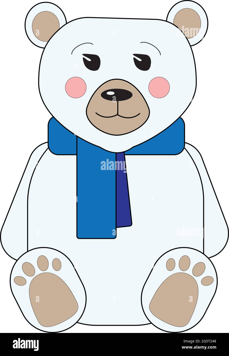 Detail Polar Bear Sitting Clipart Nomer 52