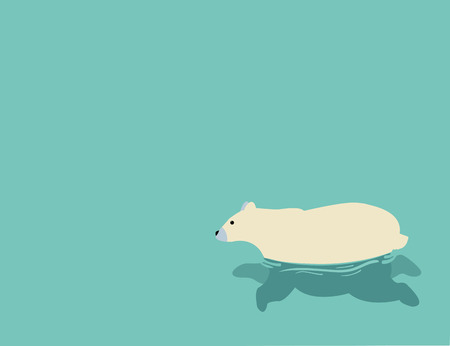 Detail Polar Bear Swimming Clipart Nomer 15