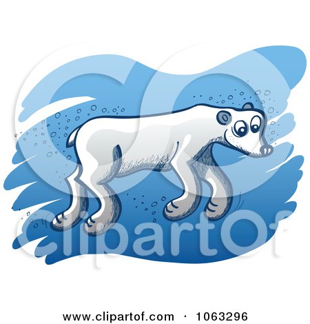 Detail Polar Bear Swimming Clipart Nomer 36