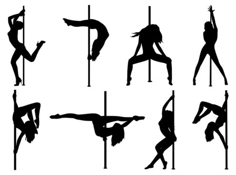 Pole Dance Silhouette Images - KibrisPDR