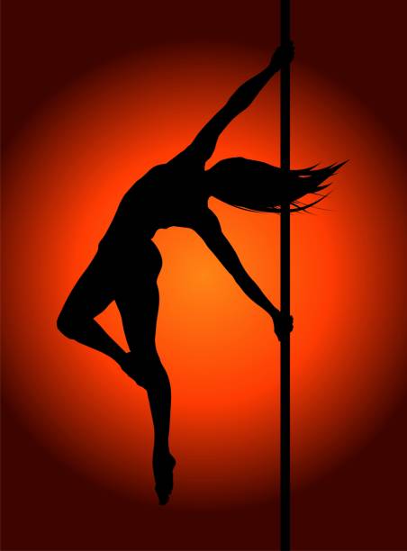 Detail Pole Dance Silhouettes Nomer 19