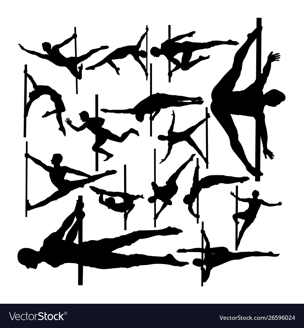 Detail Pole Dance Silhouettes Nomer 32