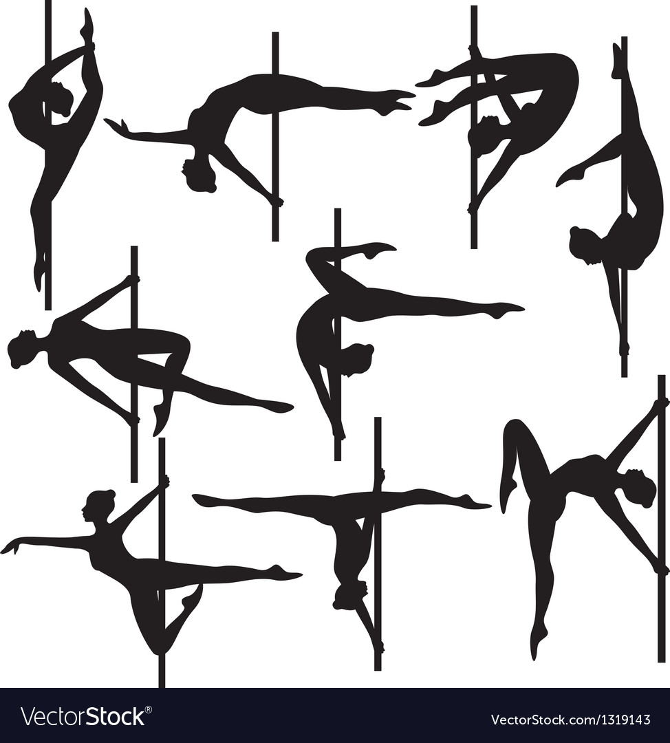 Detail Pole Dance Silhouettes Nomer 5