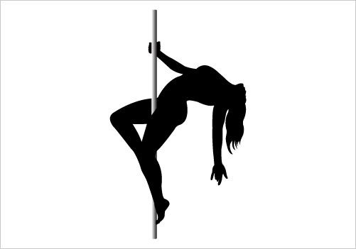 Detail Pole Dancer Silhouette Free Nomer 19