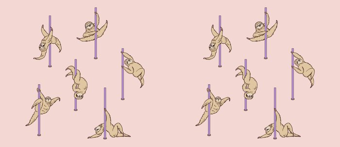 Detail Pole Dancing Sloth Nomer 19