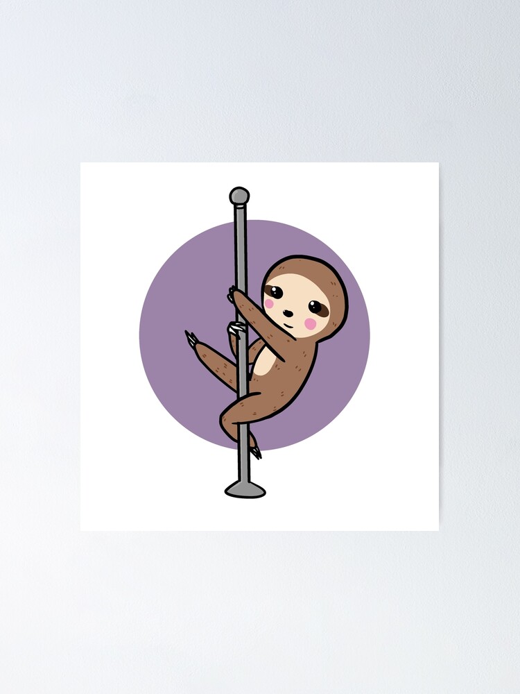 Detail Pole Dancing Sloth Nomer 34
