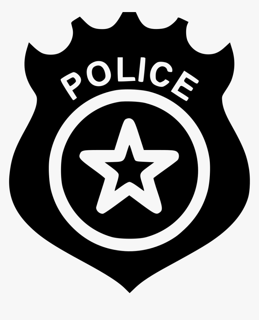 Detail Police Badge Clipart Black And White Nomer 37