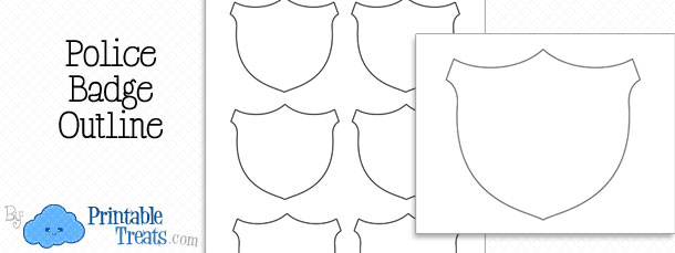 Detail Police Badge Template To Print Nomer 16