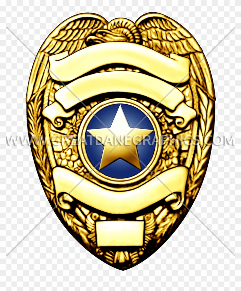 Detail Police Badge Transparent Nomer 40