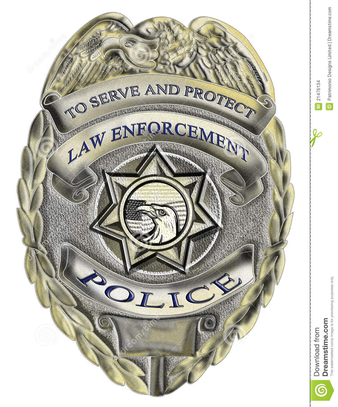 Detail Police Badge Vector Free Download Nomer 9