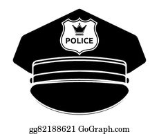 Detail Police Cap Clipart Nomer 18