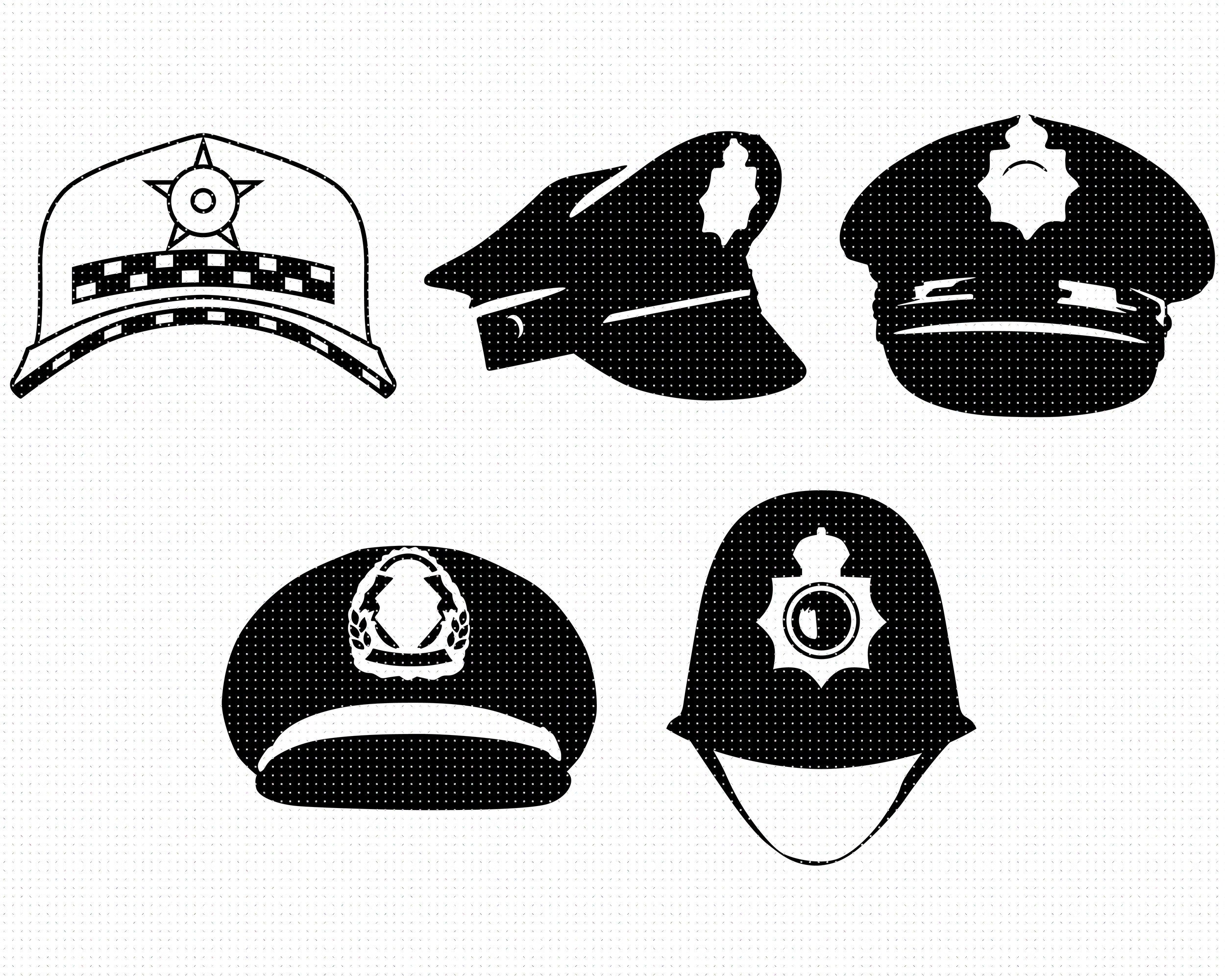 Detail Police Cap Clipart Nomer 30