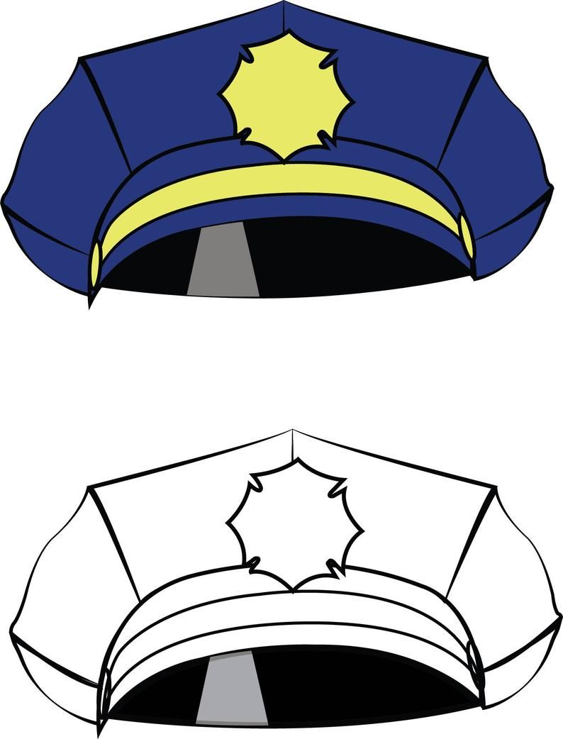 Detail Police Cap Clipart Nomer 43
