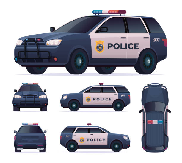 Detail Police Car Clipart Nomer 35