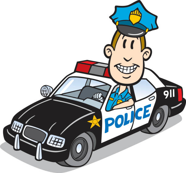 Detail Police Car Images Clip Art Nomer 26