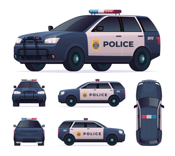 Detail Police Car Photo Nomer 24