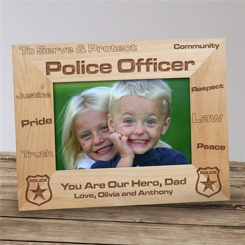 Detail Police Officer Picture Frame Nomer 29