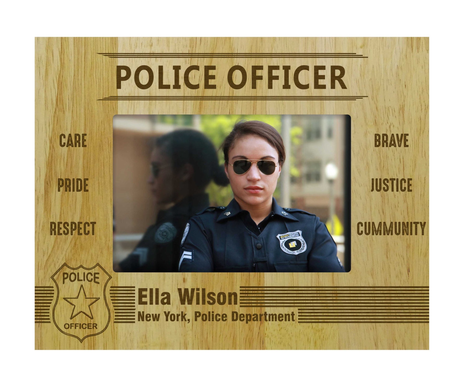 Detail Police Officer Picture Frames Nomer 17